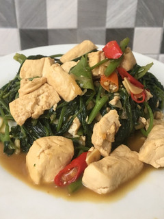 Foto resep Tumis Kangkung Tahu