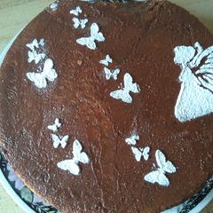 A picture of Lemon vanilla Rosemary cake #Authormarathon.