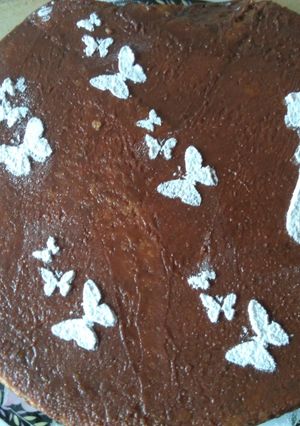 A picture of Lemon vanilla Rosemary cake #Authormarathon.
