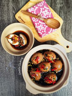 Foto resep Telur Marinasi Korea/Korean Marinated Eggs/Mayak Gyeran (마약계란)