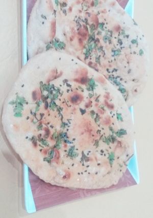 A picture of Whole wheat tawa naan(without flour, without  yeast).