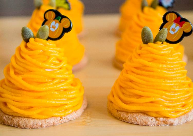 Pumpkin Mont Blanc Cake (Squash Cake) Pumpkin Mont Blanc Cake (Squash Cake)
