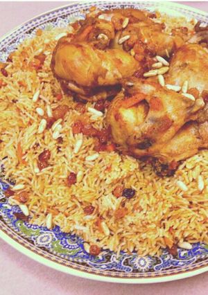 صورة لوصفة الرز البخاري