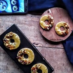 A picture of Sweet pizza dougnut.