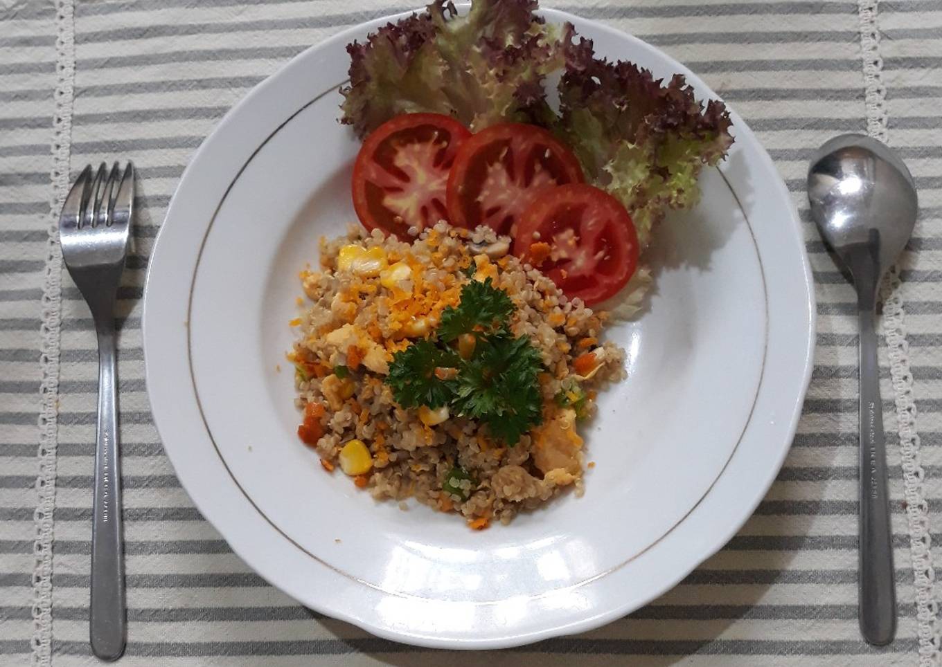 Nasi goreng quinoa