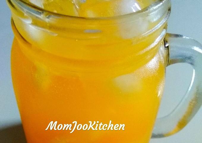 Standar Bagaimana cara memasak Es Jeruk Peras Madu dijamin spesial