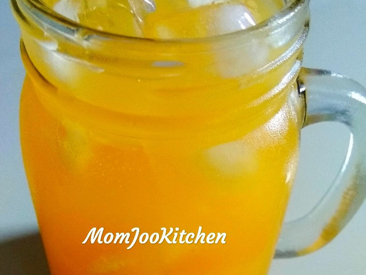 Standar Bagaimana cara memasak Es Jeruk Peras Madu dijamin spesial