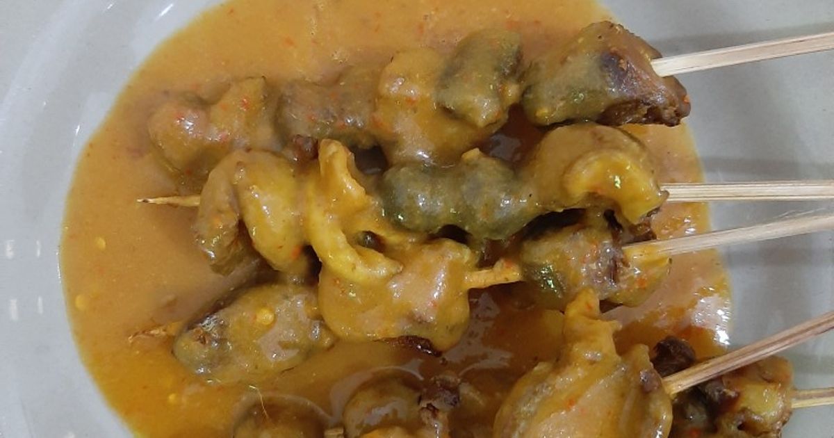 Sate Padang Kere (Rempelo ayam)