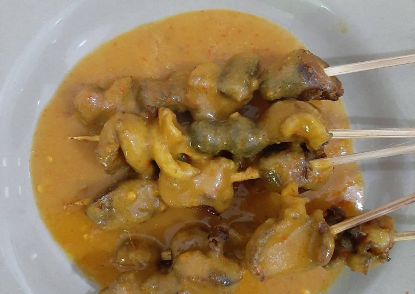 Sate Padang Kere (Rempelo ayam)