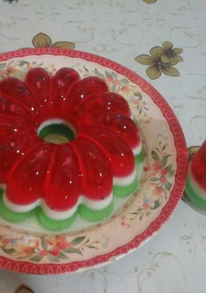 عکسی از دستور ژله با تم یلدا