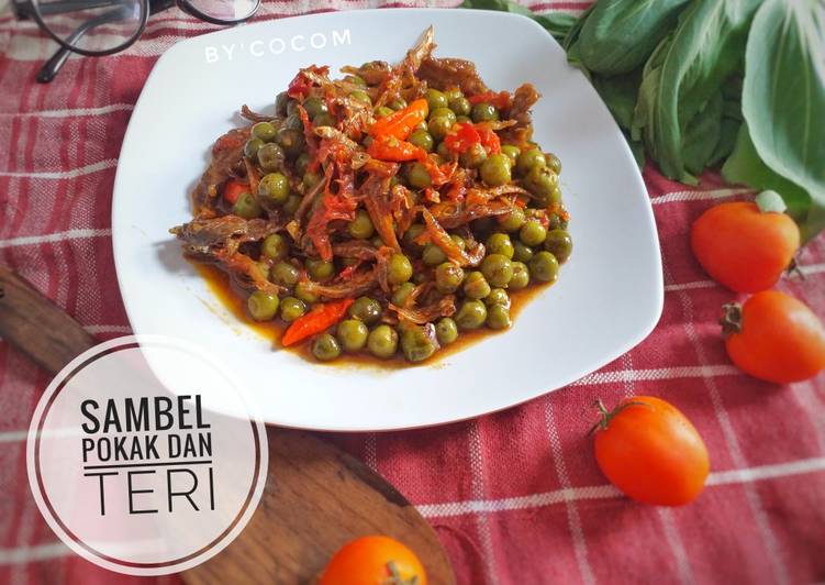 Sambel pokak dan teri