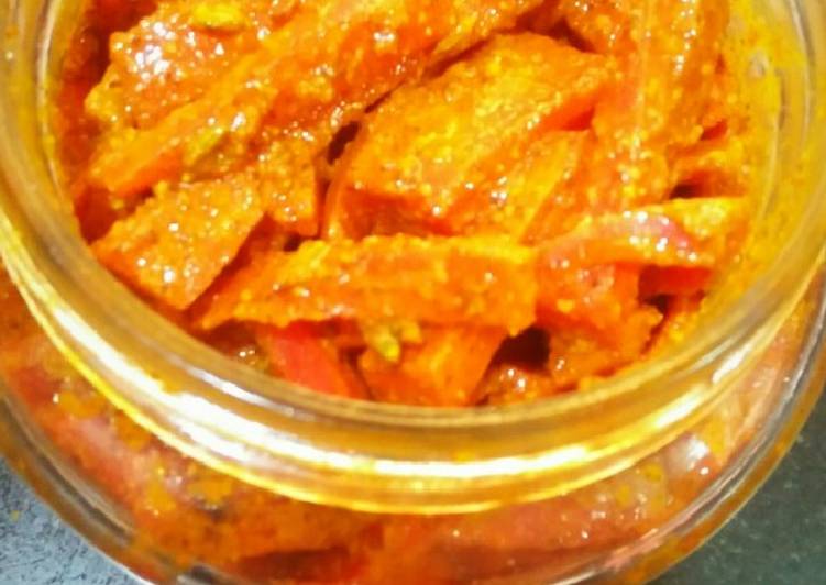 Steps to Make Ultimate Gajar ka achar/ carrot pickle