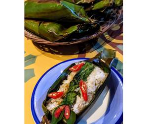 Siap Saji Nasi Bakar Ikan Pari lombok Ijo Enak Sempurna