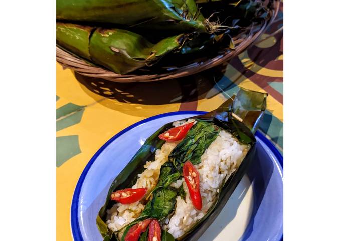 Nasi Bakar Ikan Pari lombok Ijo