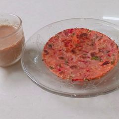 A picture of Beetroot & Carrot Thepala.