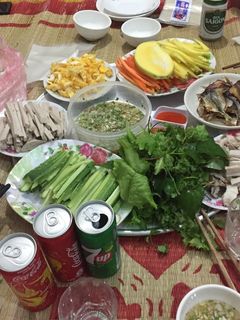 Hình của món Phở cuốn khô.