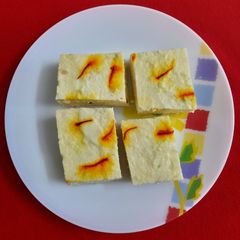 A picture of Steamed Sondesh (Bhapa Sondesh).