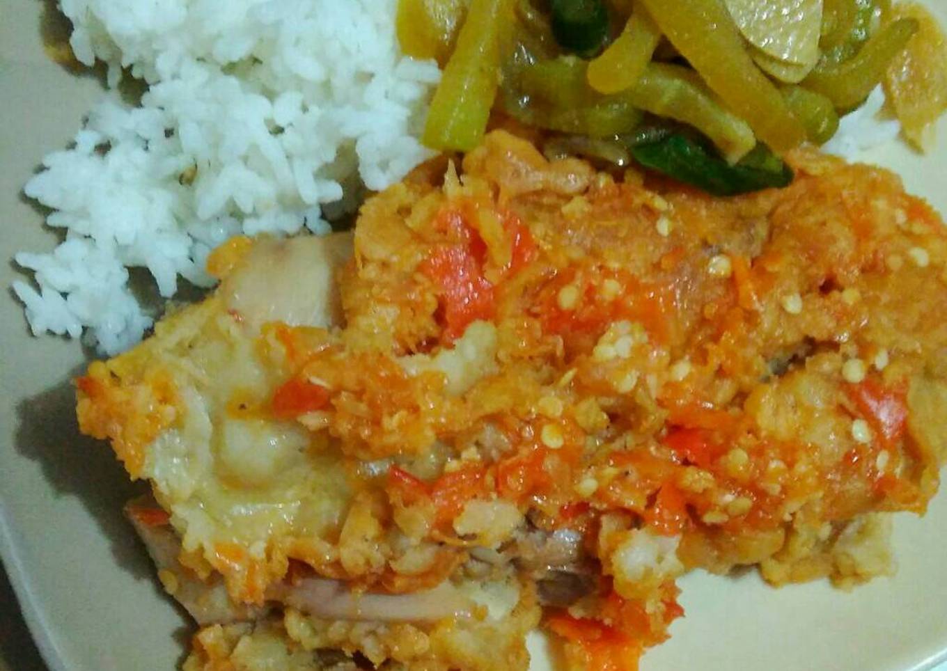 Cara Gampang Menyiapkan Ayam geprek ala Mrs bam,Nyosss Anti Gagal