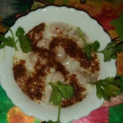 A picture of Boondi Ka raita.