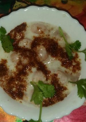 A picture of Boondi Ka raita.