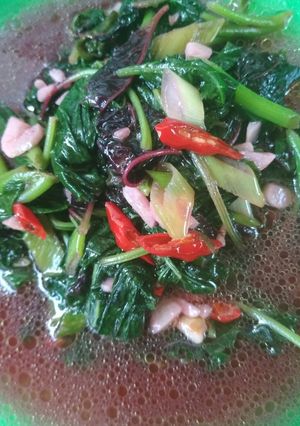 Foto resep Sayur Bayam Tumis