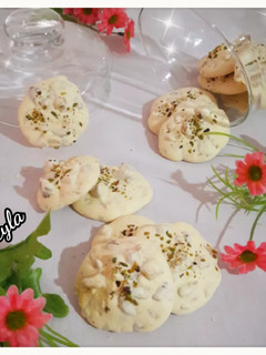 عکسی از دستور شیرینی پفکی گردویی