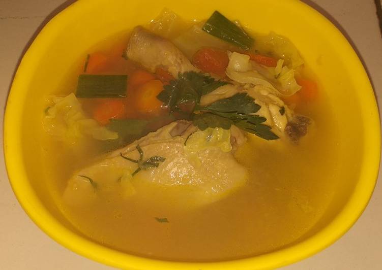 Resep Sop ayam kuning rumahan sederhana Anti Gagal