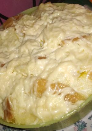 Foto resep Pudding roti keju kukus🤤