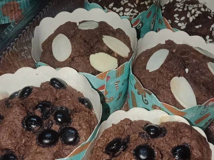 Langkah Mudah untuk Membuat Resep Choco Banana muffin yang Enak Banget Anti Ribet, Mantap Sekali