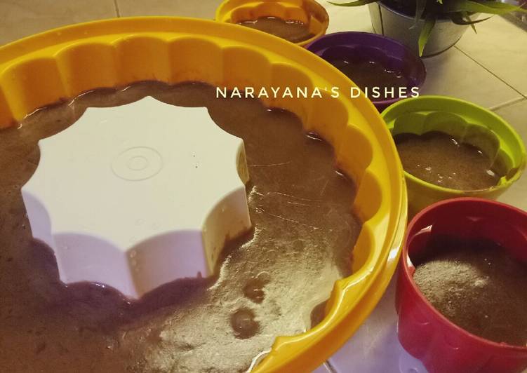 Agar agar / puding coklat