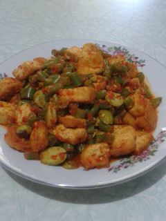 Foto resep Sambal Tahu Buncis Pete Pedas