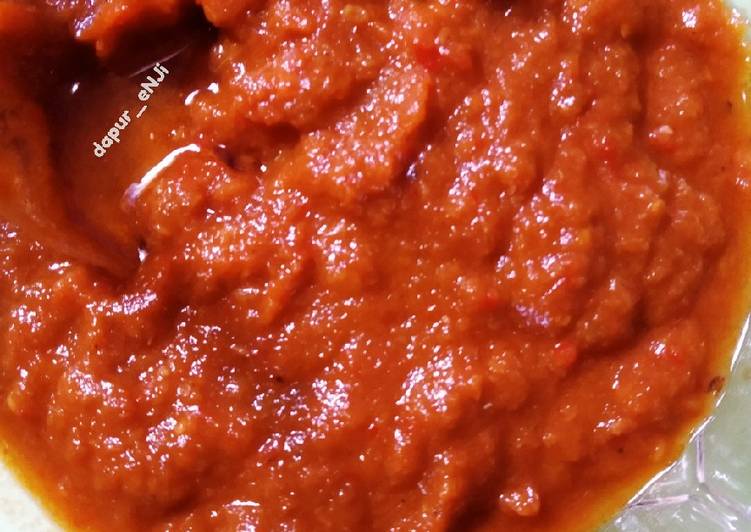 Cara Gampang Menyiapkan Sambal bajak Tomat Anti Gagal