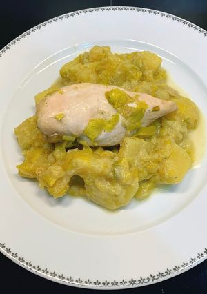 Une photo de Filet de Dinde Crème de Poireaux & Pommes de Terre au Cookeo