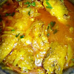 Bhola fish curry A picture of Bhola fish curry.