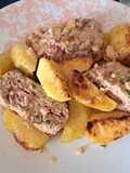 Polpettone al forno con patate e finocchi