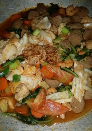 Foto resep Capcay udang