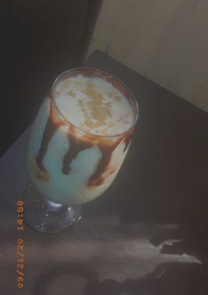 عکسی از دستور میلک شیک بیسکوییت مادر