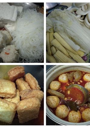 Foto resep Shabu-shabu (tanpa daging) kuah tomyum ^^
