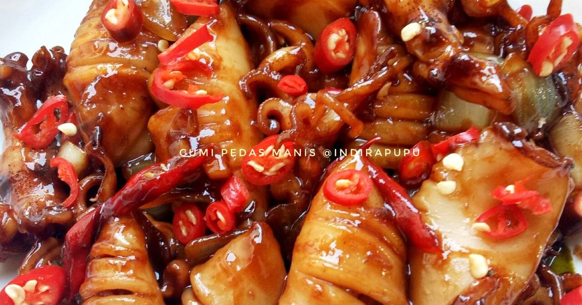 Resep Cumi Pedas Manis Oleh Indirapupu Cookpad