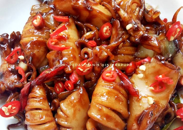 Resep Cumi Pedas Manis Oleh Indirapupu Cookpad