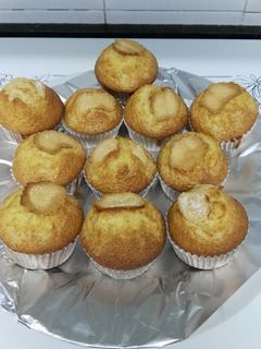 Una foto de Magdalenas sabor a limón