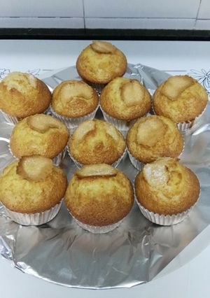 Una foto de Magdalenas sabor a limón