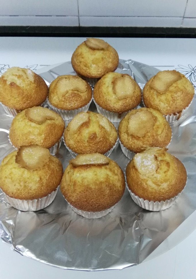 Una foto de Magdalenas sabor a limón