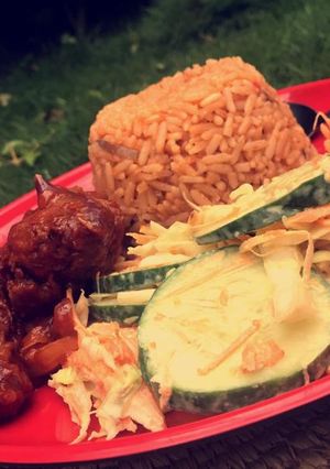 A picture of Party Jollof Rice.