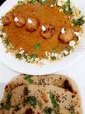 Arbi kofta with aata naan