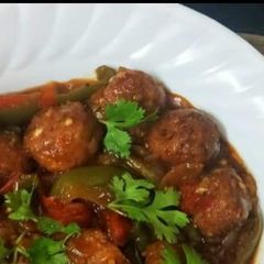 A picture of Veg Manchurian.