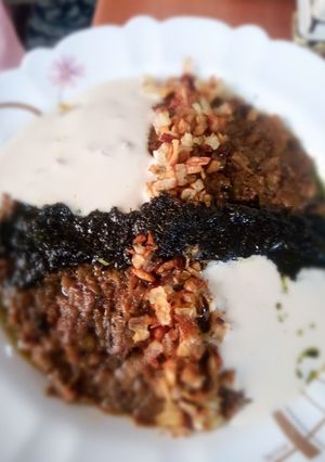 عکسی از دستور حلیم بادمجان