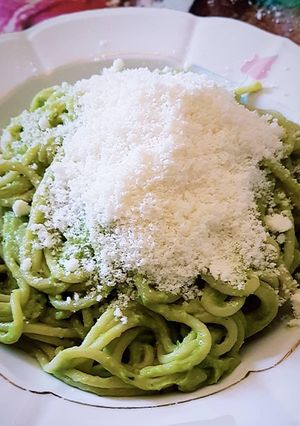 Foto principal de Espaguetis en salsa de aguacate