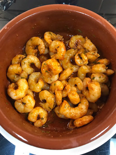 Una foto de Gambas al ajillo en Airfryer Cosori