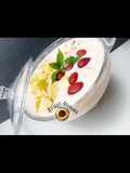 Creamy coconut pudding